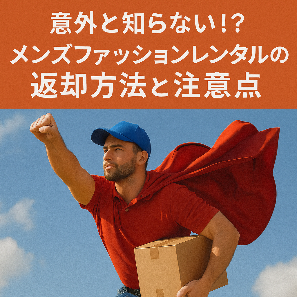 意外と知らない!?メンズファッションレンタルの返却方法と注意点【最新版】