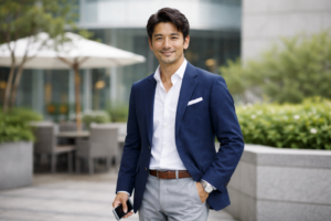 メンズファッションレンタルAssistantが提案する40代向け清潔感のあるジャケパンスタイル